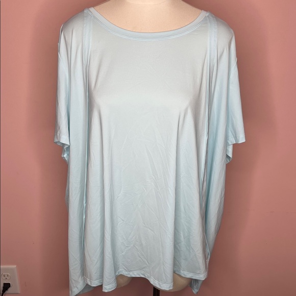 Zelos Light Blue Women's Athletic Top - Picture 1 of 3